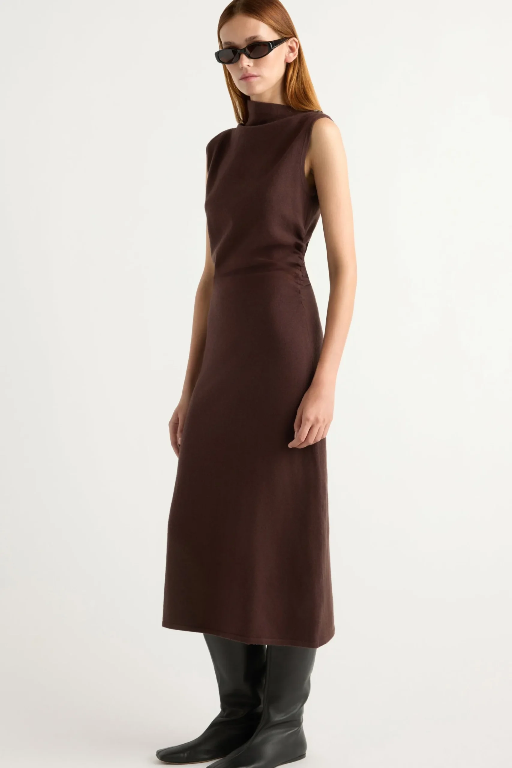 Expert Group Limited Abel Asymmetric-Neck Dress< Dresses