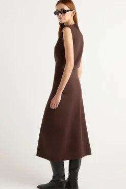 Expert Group Limited Abel Asymmetric-Neck Dress< Dresses
