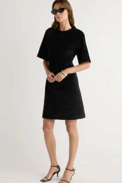 Hua Jia Aika Back-Tie Corduroy Mini Dress< Dresses