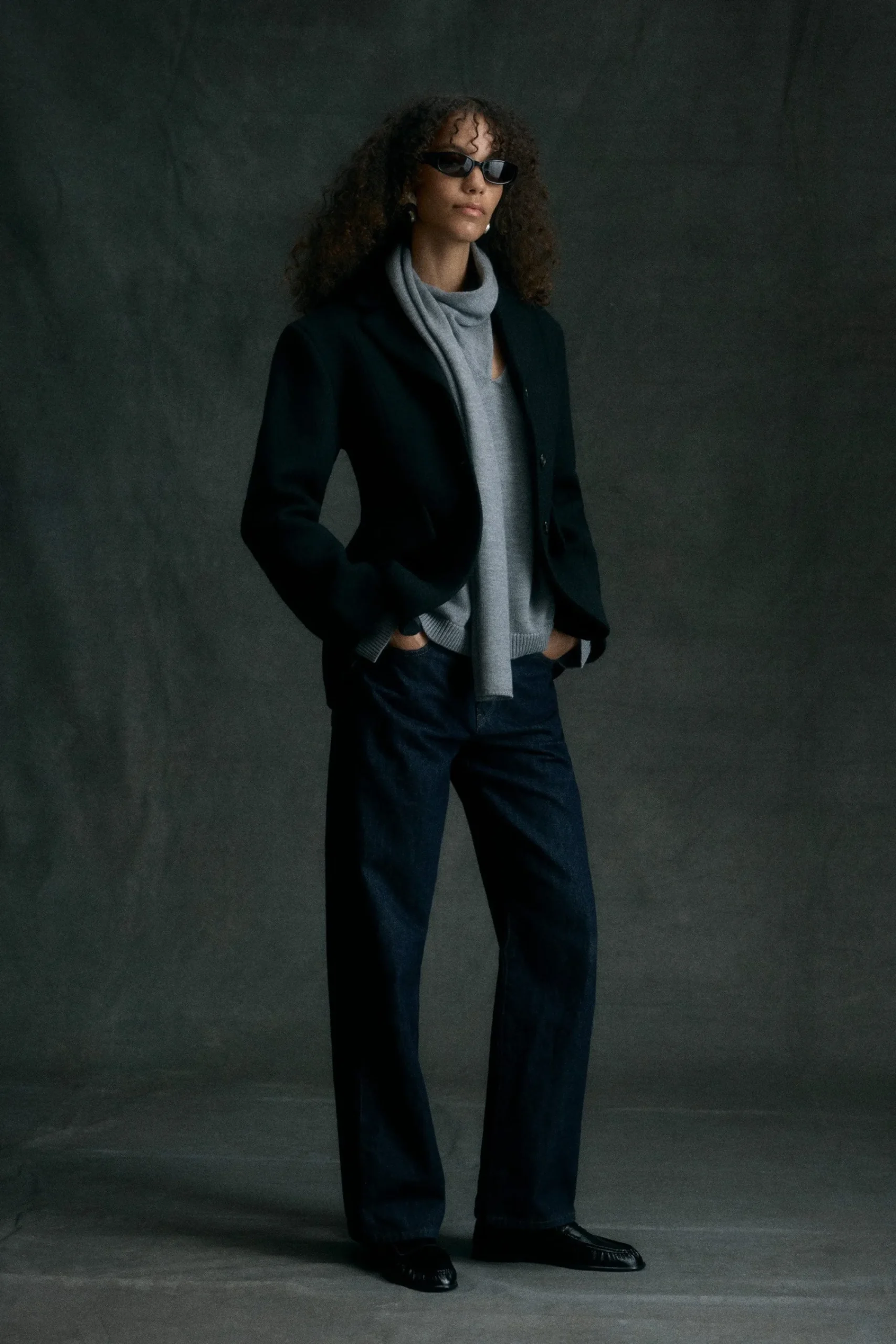Brilliant Wise Corporation Limited Amanda Scarf-Neck Wool Sweater< Sweaters