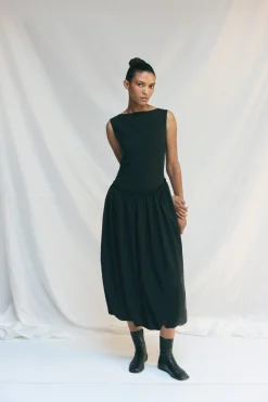 Hua Jia Ambretta Drop-Waist Bubble Dress< Dresses