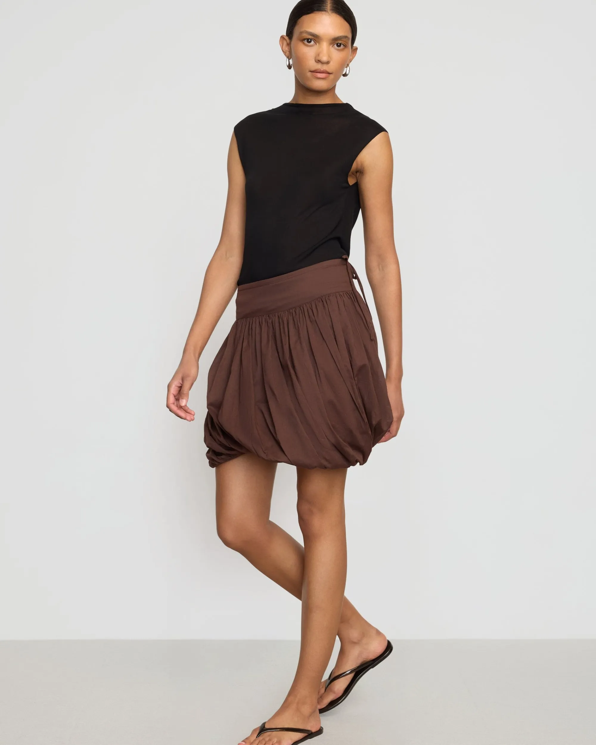 Fashion Apparels Anat Organic Cotton Twist-Bubble Skirt< Skirts