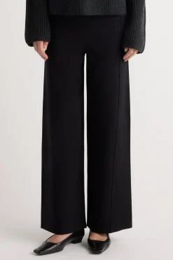 Lever Style LLC Anh Wide-Leg Ponte Stretch Pant< Pants