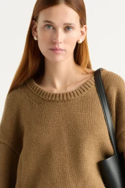 Brilliant Wise Corporation Limited Archie Deep U-Neck Sweater< Sweaters