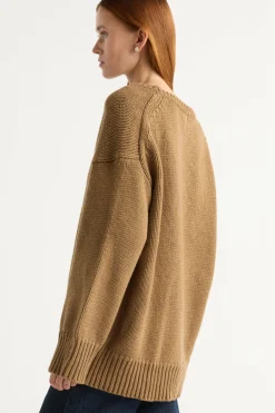 Brilliant Wise Corporation Limited Archie Deep U-Neck Sweater< Sweaters