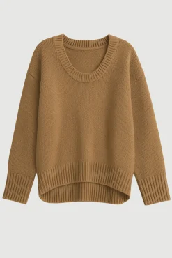 Brilliant Wise Corporation Limited Archie Deep U-Neck Sweater< Sweaters