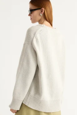 Brilliant Wise Corporation Limited Archie Deep U-Neck Sweater< Sweaters