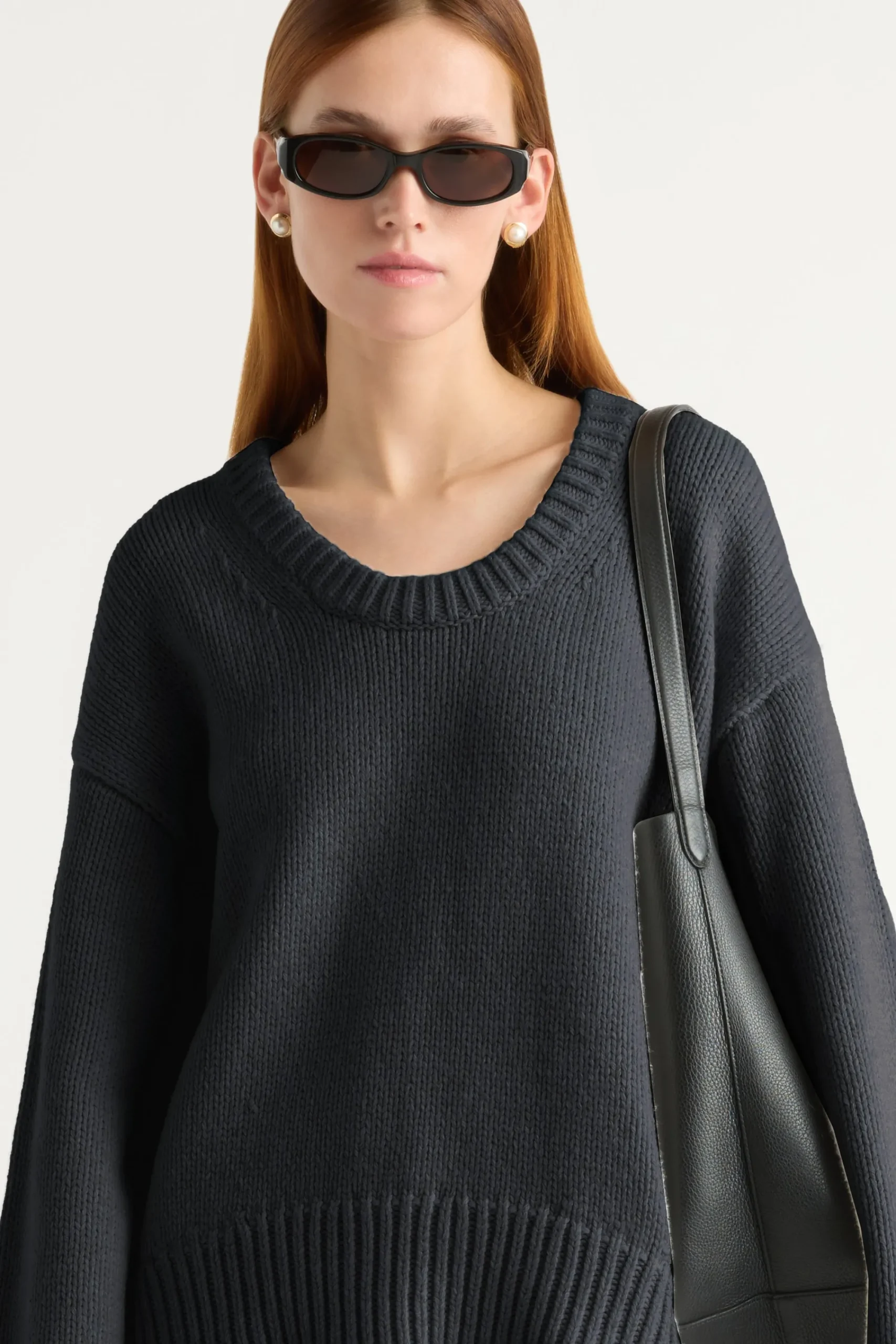 Brilliant Wise Corporation Limited Archie Deep U-Neck Sweater< Sweaters