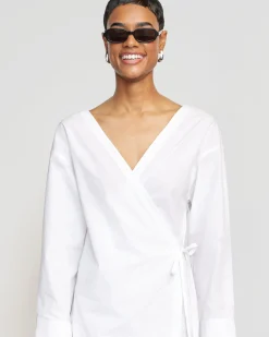 Hua Jia Ari V-Neck Wrap Dress< Dresses