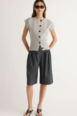 Hua Jia Arlen Suiting Bermuda Short< Shorts