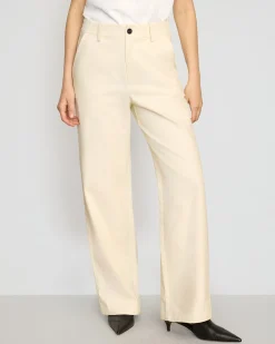 Hua Jia Aster Herringbone Denim Pant< Pants