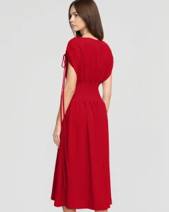 Hua Jia Ayumi Gathered-Shoulder Dress< Dresses