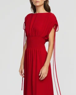 Hua Jia Ayumi Gathered-Shoulder Dress< Dresses