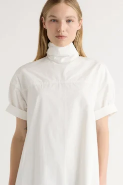 Hua Jia Babba Shirred Scarf-Neck Dress< Dresses