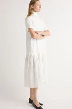 Hua Jia Babba Shirred Scarf-Neck Dress< Dresses