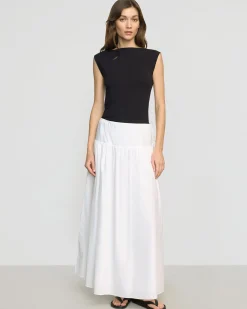 Fashion Apparels Bao Organic Cotton Drop-Waist Skirt< Skirts