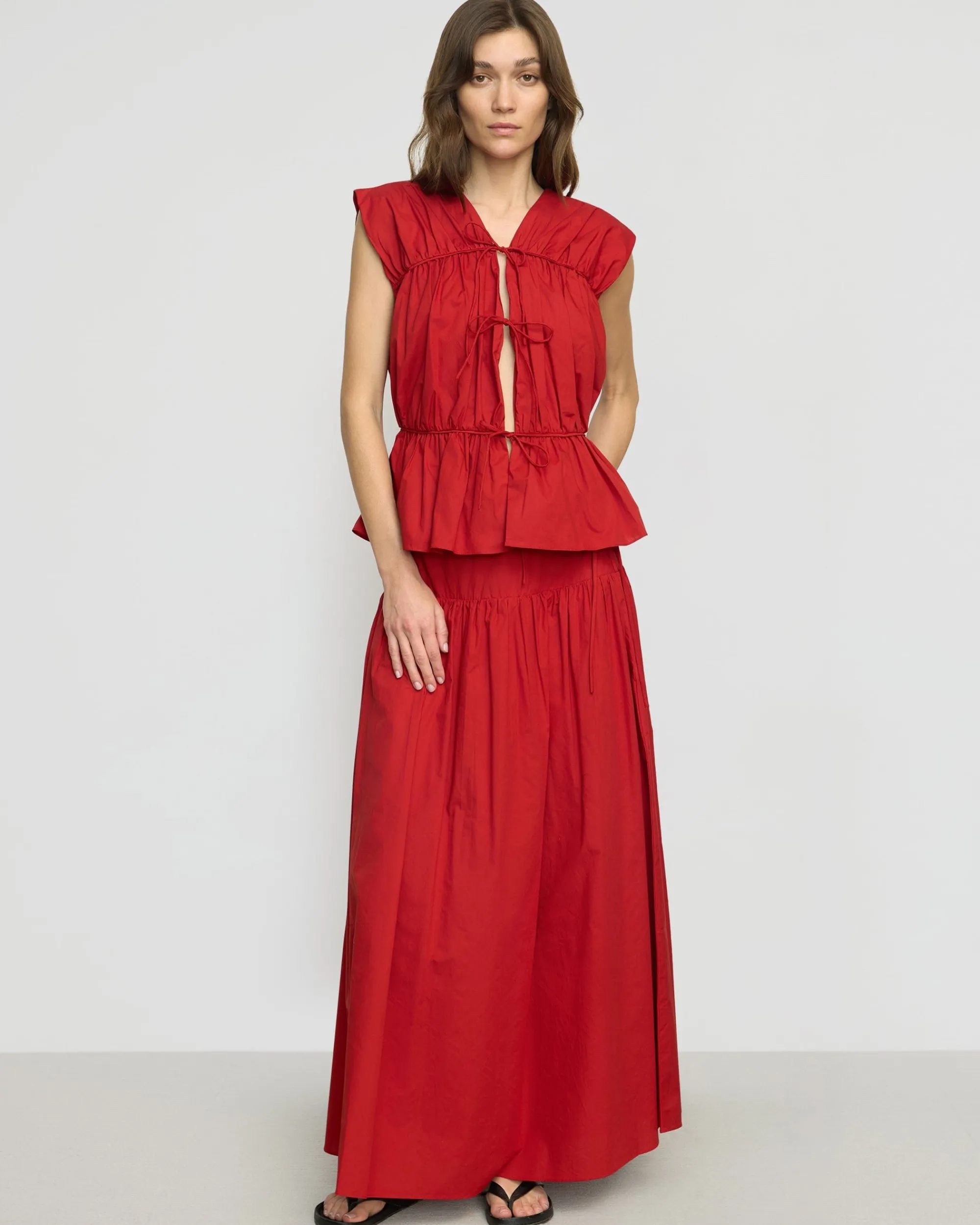 Fashion Apparels Bao Organic Cotton Drop-Waist Skirt< Skirts
