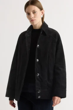 Hua Jia Barry Corduroy Button Jacket< Outerwear
