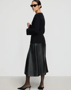 Brilliant Wise Corporation Limited Camilla Seam-Detail Scoop-Neck Sweater< Sweaters|Tops