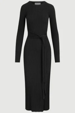 Brilliant Wise Corporation Limited Carmen Tie-Front Ribbed Dress< Dresses