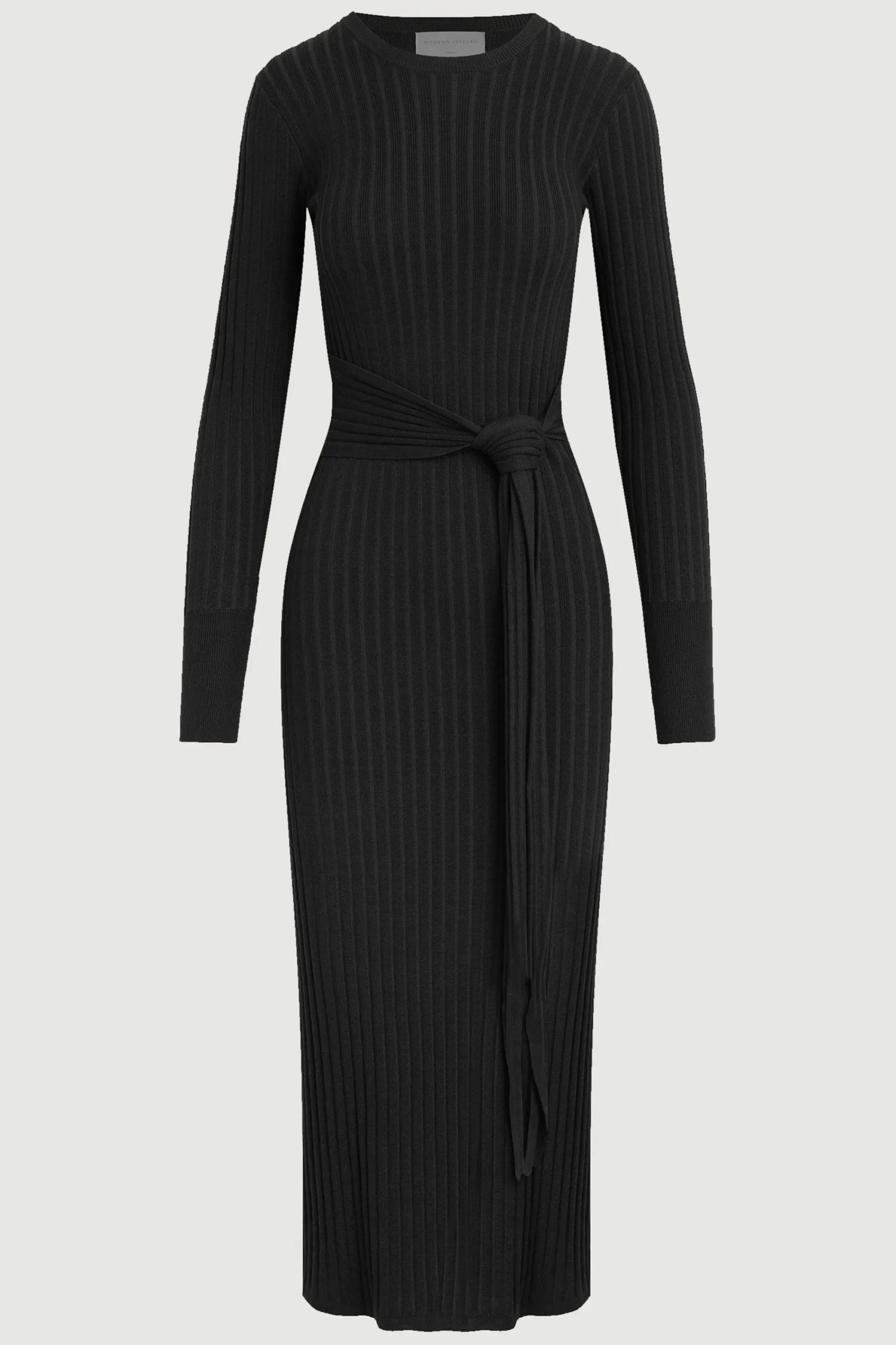 Brilliant Wise Corporation Limited Carmen Tie-Front Ribbed Dress< Dresses