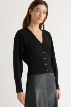 Brilliant Wise Corporation Limited Carson Button-Front Cardigan< Sweaters