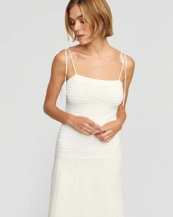 Brilliant Wise Corporation Limited Chan Ottoman-Knit Dress< Dresses