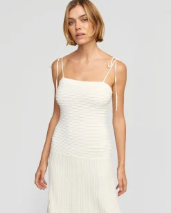 Brilliant Wise Corporation Limited Chan Ottoman-Knit Dress< Dresses