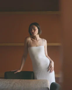 Brilliant Wise Corporation Limited Chan Ottoman-Knit Dress< Dresses