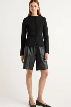 Brilliant Wise Corporation Limited Charla Button Crew-Neck Sweater< Sweaters