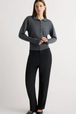 Brilliant Wise Corporation Limited Charlee Lightweight Wool Button Cardigan< Sweaters