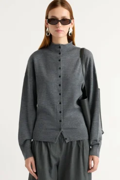 Brilliant Wise Corporation Limited Charlee Lightweight Wool Button Cardigan< Sweaters