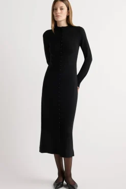 Brilliant Wise Corporation Limited Charu Wool Button Maxi Dress< Dresses