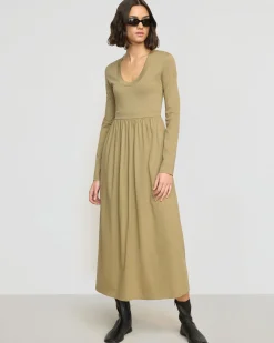 Asia Consultancy Co., Ltd Cherie U-Neck Jersey Dress< Dresses