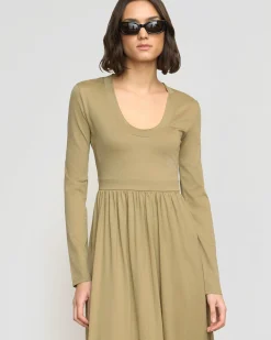 Asia Consultancy Co., Ltd Cherie U-Neck Jersey Dress< Dresses