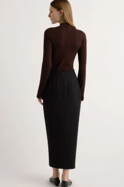 Hua Jia Coye V-Waist Pencil Skirt< Skirts