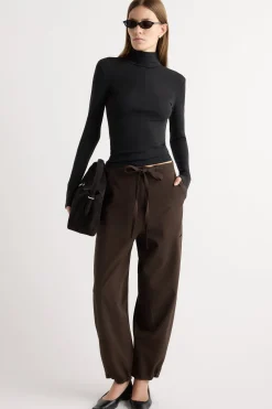 Hua Jia Danielle Drawstring Barrel-Leg Pant< Pants