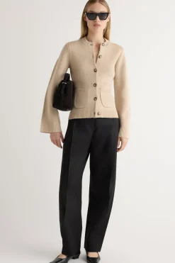 Brilliant Wise Corporation Limited Eames Organic Cotton-Wool Cardigan< Sweaters
