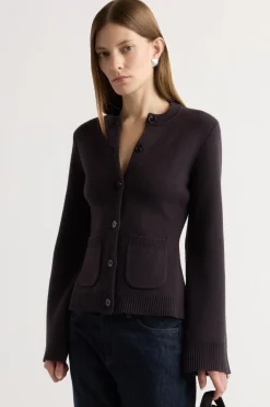 Brilliant Wise Corporation Limited Eames Organic Cotton-Wool Cardigan< Sweaters