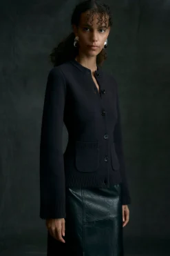Brilliant Wise Corporation Limited Eames Organic Cotton-Wool Cardigan< Sweaters