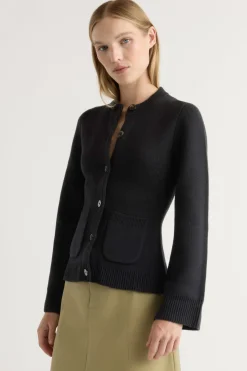 Brilliant Wise Corporation Limited Eames Organic Cotton-Wool Cardigan< Sweaters