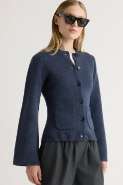 Brilliant Wise Corporation Limited Eames Organic Cotton-Wool Cardigan< Sweaters