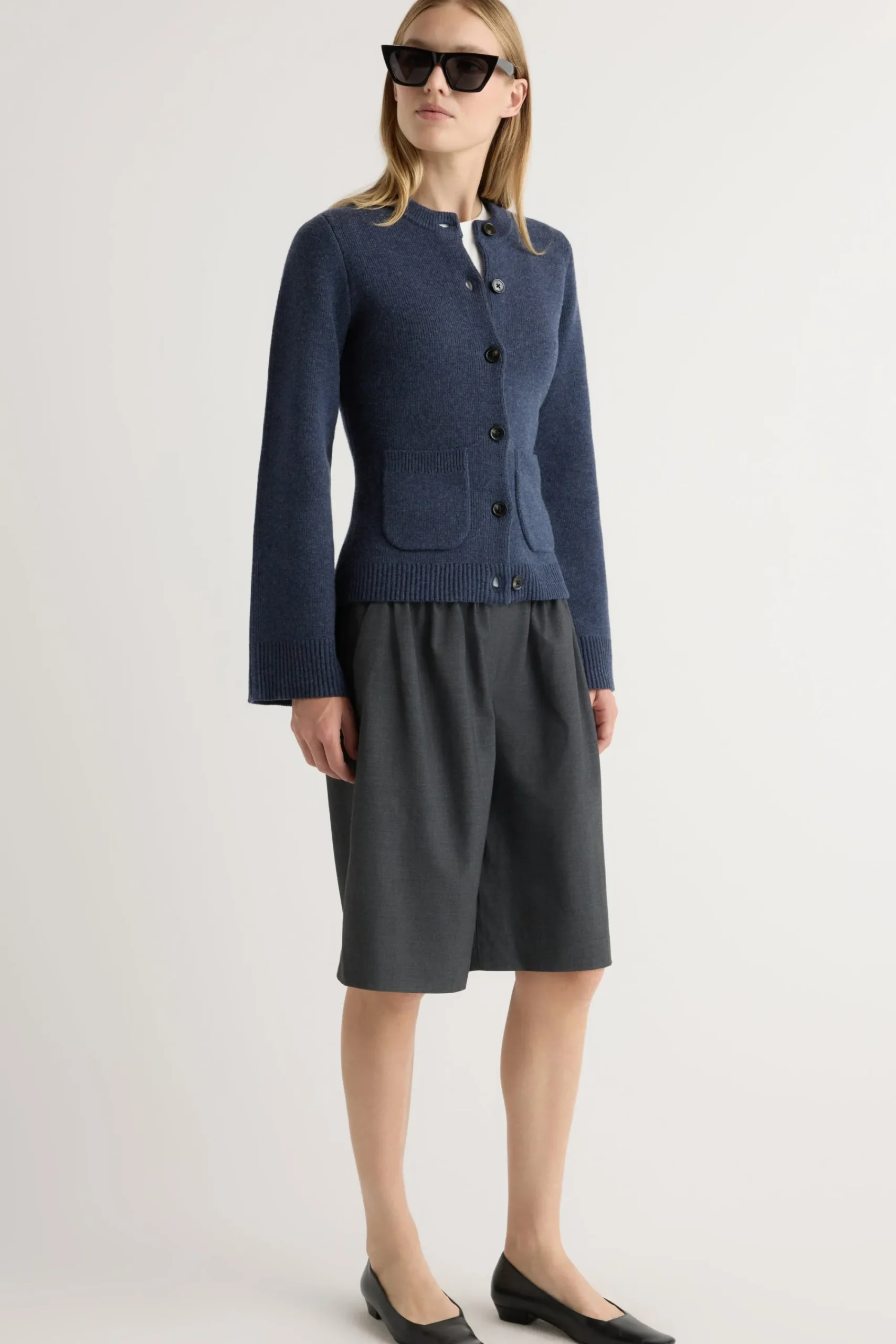 Brilliant Wise Corporation Limited Eames Organic Cotton-Wool Cardigan< Sweaters