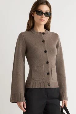 Brilliant Wise Corporation Limited Eames Organic Cotton-Wool Cardigan< Sweaters