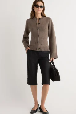 Brilliant Wise Corporation Limited Eames Organic Cotton-Wool Cardigan< Sweaters