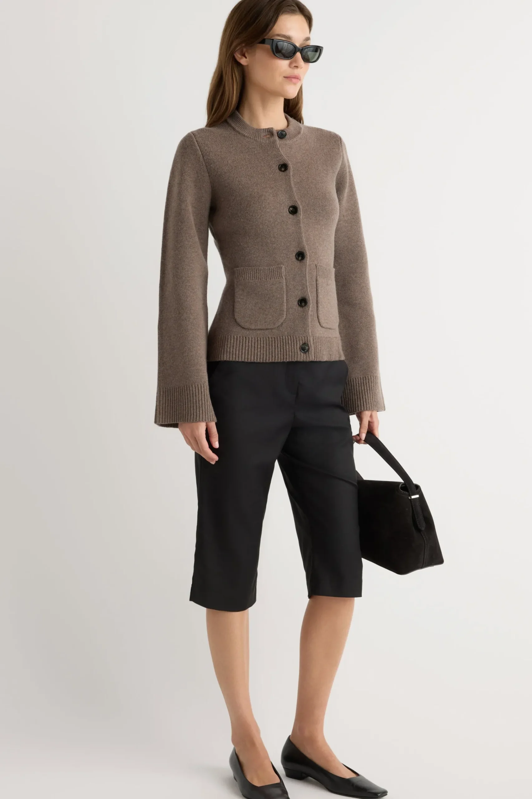 Brilliant Wise Corporation Limited Eames Organic Cotton-Wool Cardigan< Sweaters