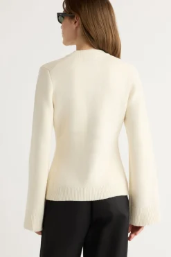 Brilliant Wise Corporation Limited Eames Organic Cotton-Wool Cardigan< Sweaters
