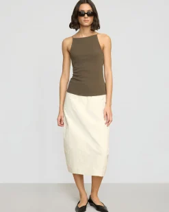 Asia Consultancy Co., Ltd Ella Sleeveless Tank< Tees|Tops