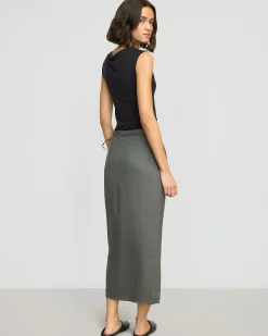 Hua Jia Ellie Linen Maxi Wrap Skirt< Skirts