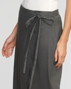 Hua Jia Ellie Linen Maxi Wrap Skirt< Skirts